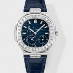 Patek Philippe Nautilus 5712R 1:1 Quality Swiss Replica Watch in Blue Dial Blue Strap