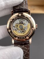 Vacheron Constantin Traditionelle Complete Calendar Rose Gold Plating White Dial Swiss Replica - Image 5