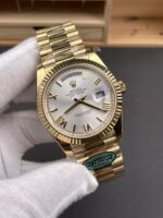 Rolex Day Date Presidential 18K Rose Gold Watch 40MM – Steel Dial 1:1 Mirror Quality (212g) - Image 4