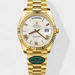 Rolex Day Date Presidential 18K Rose Gold Watch 40MM – Steel Dial 1:1 Mirror Quality (212g)