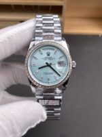 Rolex Day Date Presidential M228396TBR-0002 904L 40MM – Ice Blue Dial 1:1 Mirror Quality Watch - Image 2