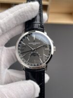 Vacheron Constantin Traditionelle Complete Calendar White Gold Plating Grey Dial Swiss Replica - Image 2