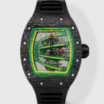 Richard Mille Super Clone RM59-01 Carbon NTPT Case Green Dial Swiss Replica Watch