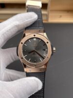 Hublot Super Clone Classic Fusion Titanium Rose Gold Grey Dial 42MM Watch - Image 3