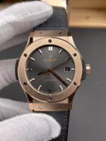 Hublot Super Clone Classic Fusion Titanium Rose Gold Grey Dial 42MM Watch - Image 2