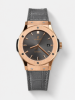 Hublot Super Clone Classic Fusion Titanium Rose Gold Grey Dial 42MM Watch