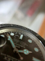 Rolex Submariner DiW Sandblasted Carbon Fiber Bezel/Dial FREE SPRUNG MVMNT Super Clone - Image 5