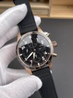 IWC Pilot’s IW388306 Super Clone Chronograph 41 Mercedes-AMG Pertonas F1 Rose Gold Watch - Image 3