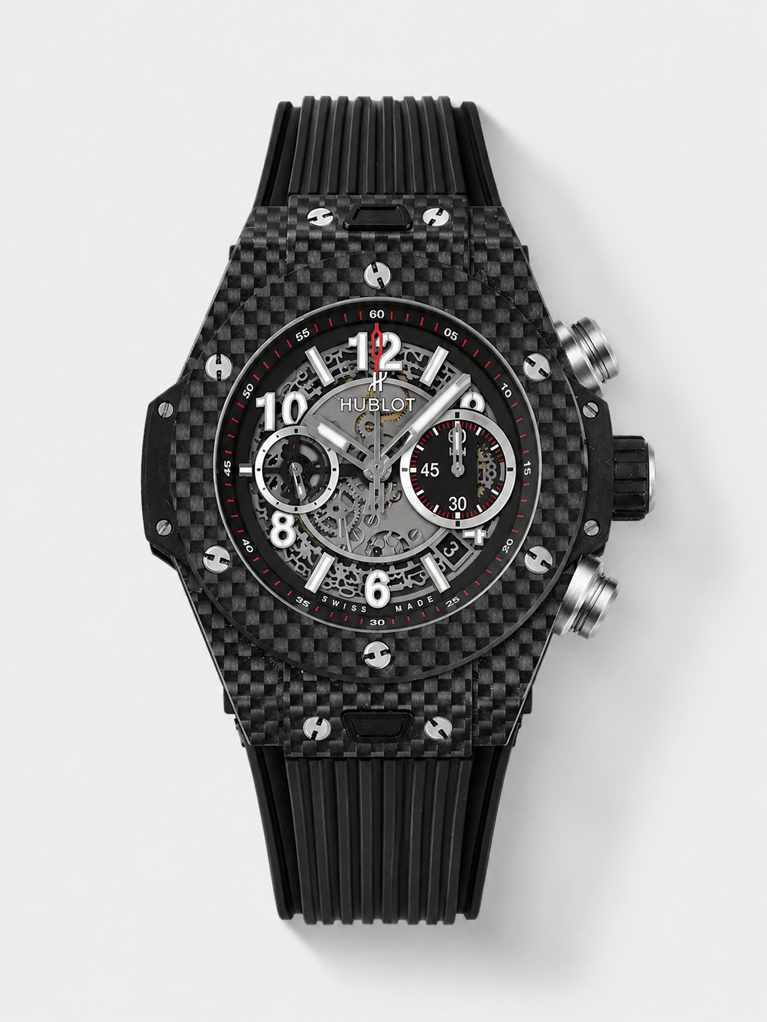 GW-9D226ED2 product image Hublot Big Bang Unico Carbon Fiber Watch 45MM – Swiss Replica Watch - Image 1