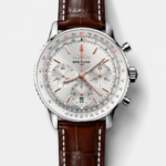 Breitling Navitimer B01 Chronograph 43 White Dial – 904L Steel Casing 1:1 Mirror Swiss Replica