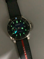 Panerai Submersible Luna Rossa 01565, blue dial, 904L stainless steel case, top-tier replica watch. - Image 10