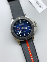 Panerai Submersible Luna Rossa 01565, blue dial, 904L stainless steel case, top-tier replica watch. - Image 4