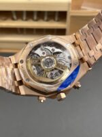 Royal Oak Chrono 26240 Rose Gold Strap in Brown Dial Super Clone Watch - Image 5