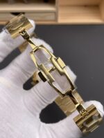 Vacheron Constantin Historiques 222 Super Clone 37MM Yellow Gold Watch in Gold Dial - Image 8