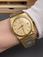 Vacheron Constantin Historiques 222 Super Clone 37MM Yellow Gold Watch in Gold Dial - Image 10