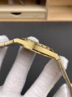 Vacheron Constantin Historiques 222 Super Clone 37MM Yellow Gold Watch in Gold Dial - Image 6