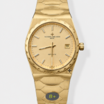 Vacheron Constantin Historiques 222 Super Clone 37MM Yellow Gold Watch in Gold Dial