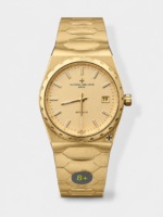 Vacheron Constantin Historiques 222 Super Clone 37MM Yellow Gold Watch in Gold Dial