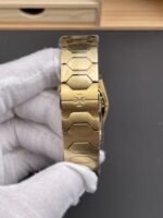 Vacheron Constantin Historiques 222 Super Clone 37MM Yellow Gold Watch in Gold Dial - Image 9