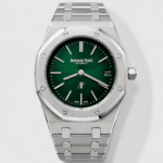 Audemars Piguet Super Clone Royal Oak Extra Thin Watch in Green Dial