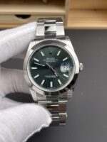 A-02Rolex Datejust 126300 41MM Cal.3135 Swiss 1:1 Mirror Replica Watch in 904L Green Dial - Image 2