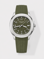 Patek Philippe Aquanaut Super Clone 5168G Green Dial 904L Steel Replica Watch