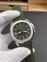 Patek Philippe Aquanaut Super Clone 5168G Green Dial 904L Steel Replica Watch - Image 4
