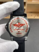 ZF Breitling Avenger 1:1 Replica Watch – Black Luminous Dial, Mechanical Movement, Rubber Strap - Image 5