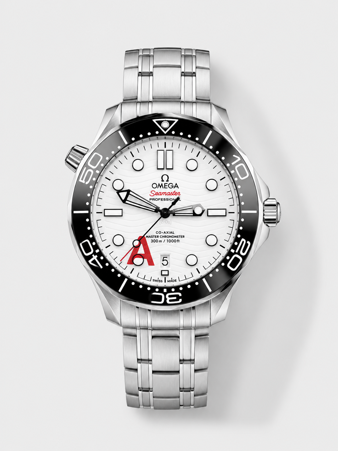 GW-A373BE61 product image Omega Seamaster 300M Master Chronometer White Swiss 904L Steel 1:1 Mirror Replica Watch - Image 1
