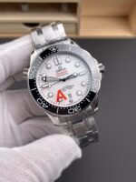 Omega Seamaster 300M Master Chronometer White Swiss 904L Steel 1:1 Mirror Replica Watch - Image 4