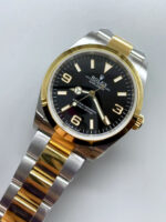 Rolex Explorer I Black Dial – Yellow Gold on Steel in 3230 Swiss Automatic Movement - Image 4