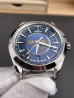 Omega Aqua Terra 150M Wolrd Timer 24 Blue Dial 904L Steel 1:1 Mirror Replica 41MM - Image 4