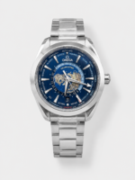 Omega Aqua Terra 150M Wolrd Timer 24 Blue Dial 904L Steel 1:1 Mirror Replica 41MM