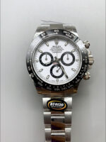 Rolex Cosmograph Daytona M116500LN Original Cal.4130 Movement – 904L Steel Watch in White Dial - Image 2