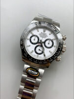 Rolex Cosmograph Daytona M116500LN Original Cal.4130 Movement – 904L Steel Watch in White Dial - Image 4