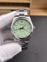 Rolex Oyster Perpetual 41mm — Cal. 3230 Movement, Avocado Green Dial, 904L Steel, Top-Tier 1:1 Replica - Image 3