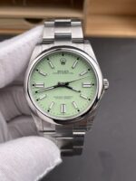 Rolex Oyster Perpetual 41mm — Cal. 3230 Movement, Avocado Green Dial, 904L Steel, Top-Tier 1:1 Replica - Image 2
