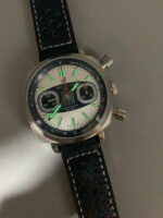 Breitling Top Time Super Clone Chronograph Blue Leather Strap Watch - Image 10