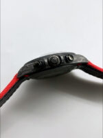 Rolex Daytona DiW Skeleton Carbon Edition Watch – Forged Carbon Casing Red Strap 1:1 Mirror Replica - Image 13