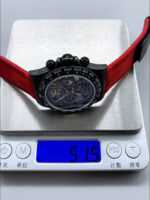 Rolex Daytona DiW Skeleton Carbon Edition Watch – Forged Carbon Casing Red Strap 1:1 Mirror Replica - Image 10