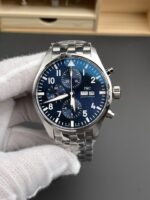 IWC Pilot Chronograph Le Petit Prince Edition Blue Dial 1:1 Mirror Replica Watch - Image 2