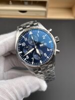 IWC Pilot Chronograph Le Petit Prince Edition Blue Dial 1:1 Mirror Replica Watch - Image 4