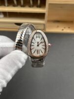 Bvlgari Serpenti Edition Two Tone Casing White Dial Watch in 1:1 Mirror Quality - Image 4