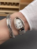 Bvlgari Serpenti Edition Two Tone Casing White Dial Watch in 1:1 Mirror Quality - Image 10