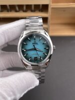 Omega SeamasterSuper Clone Aquaterra 150M Turquoise Dial 1:1 Mirror Replica Watch - Image 2