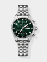 IWC Pilot Chronograph Edition Green Dial in 904L Steel Casing 1:1 Mirror Replica Watch
