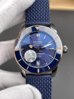 Breitling SuperOcean Heritage II B20 44MM Blue Dial Two Tone Bezel 1:1 Mirror Replica - Image 3