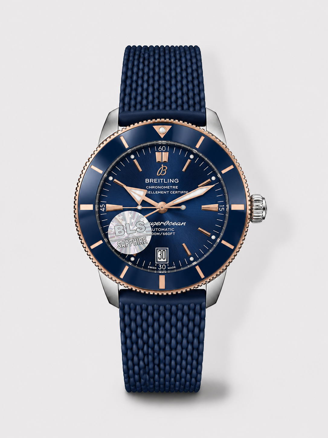 GW-B35A11B6 product image Breitling SuperOcean Heritage II B20 44MM Blue Dial Two Tone Bezel 1:1 Mirror Replica - Image 1