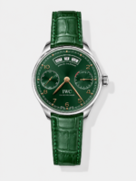 IWC Portugieser Series – Swiss 1:1 Top-Tier Replica Watch (Green Dial / Stainless Steel Case)