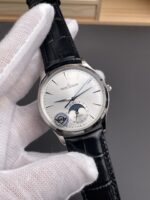 Jaeger LeCoultre Master Ultra Thin Moon 904L Steel 1:1 Mirror Replica Watch - Image 4